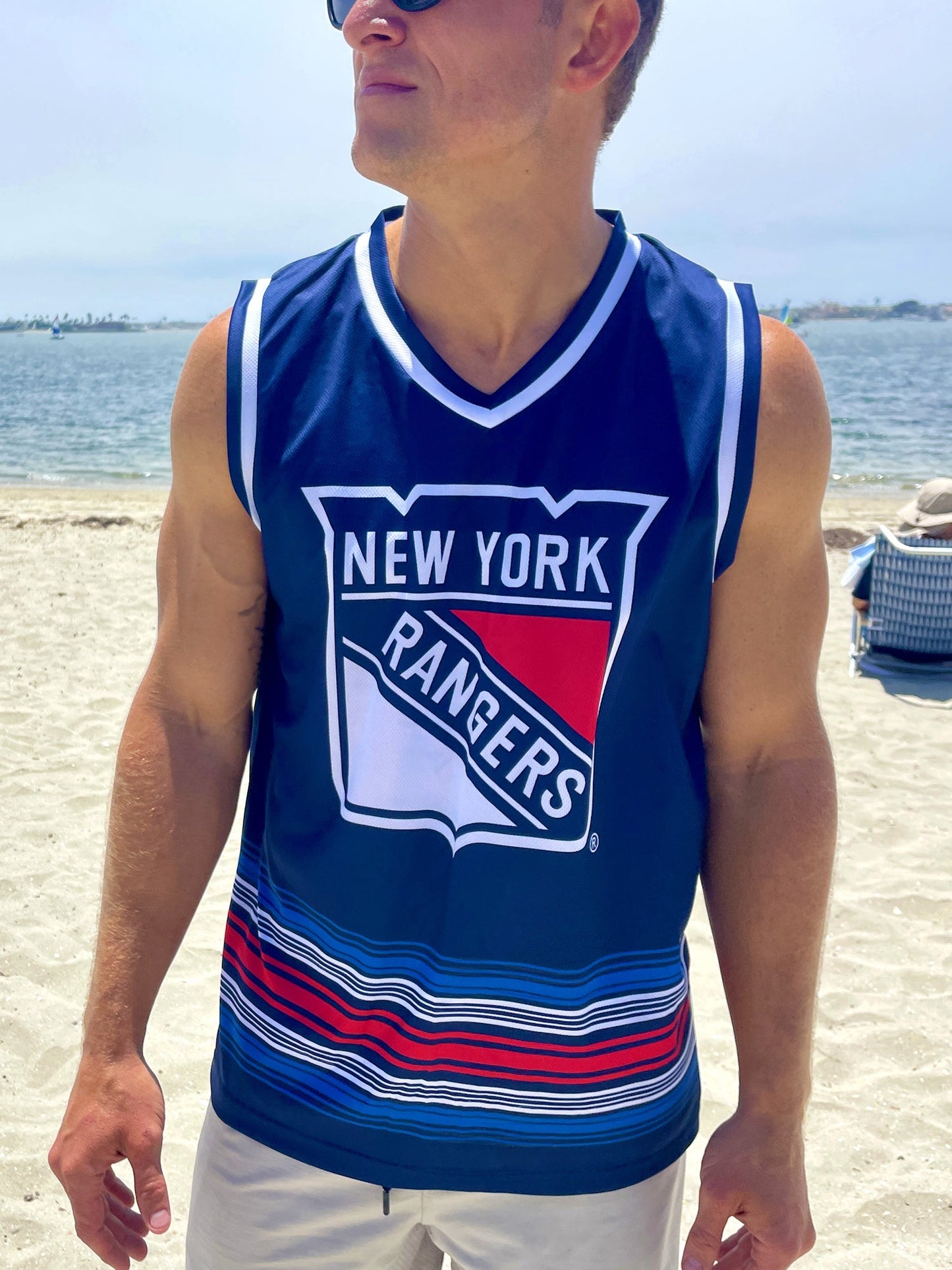 New York Rangers 2024 Alternate Hockey Tank