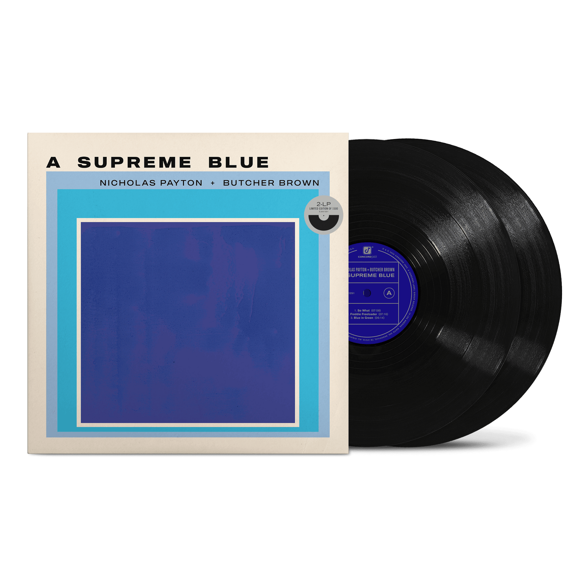 Butcher Brown A Supreme Blue - Black Vinyl 2 LP Vinyl Record
