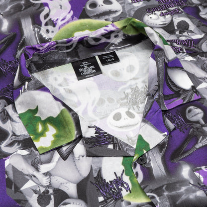 Nightmare Before Christmas Jack All Over Button Up Shirt
