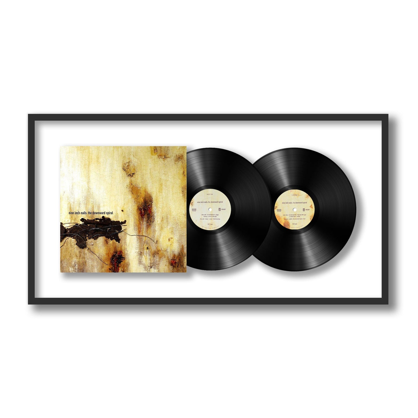 Nine Inch Nails The Downward Spiral Framed Vinyl Record