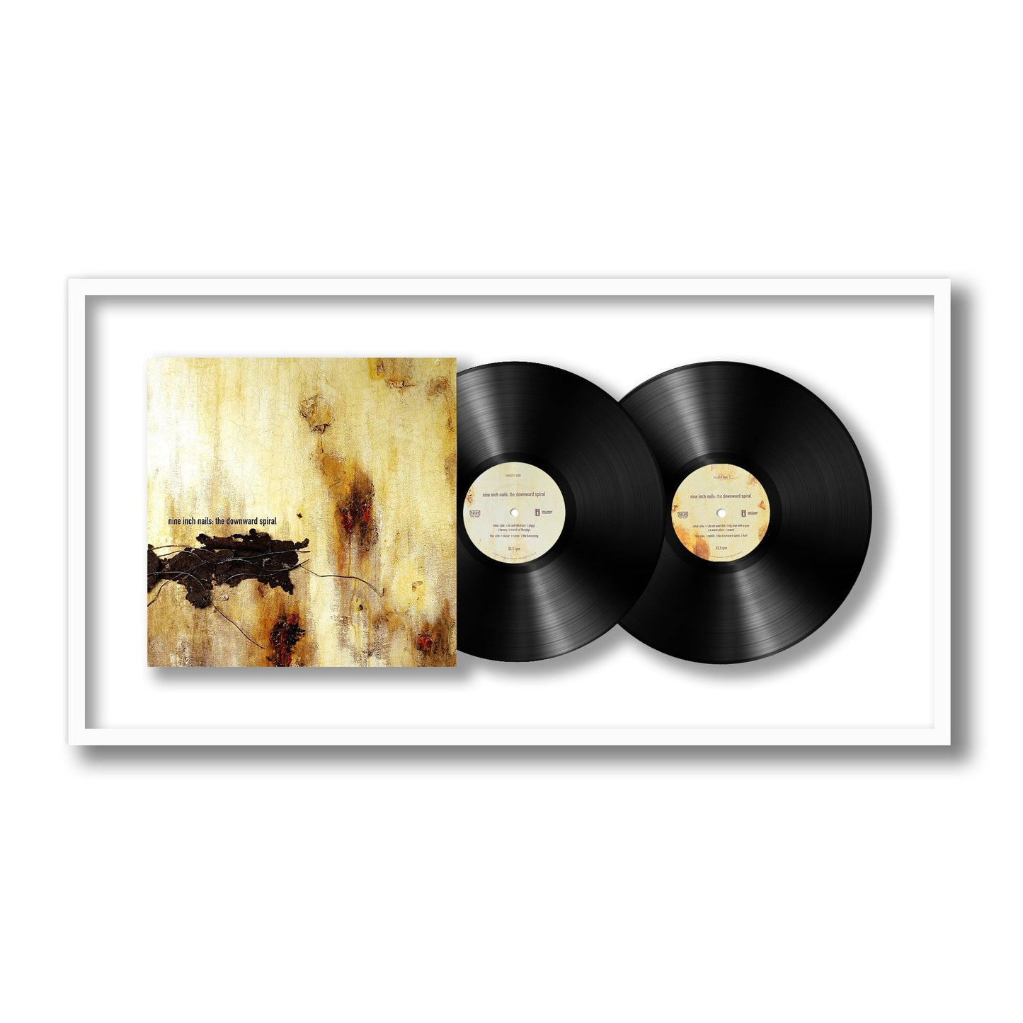 Nine Inch Nails The Downward Spiral Framed Vinyl Record