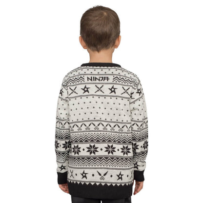 Youth Fortnite Ninja Logo Christmas Sweater