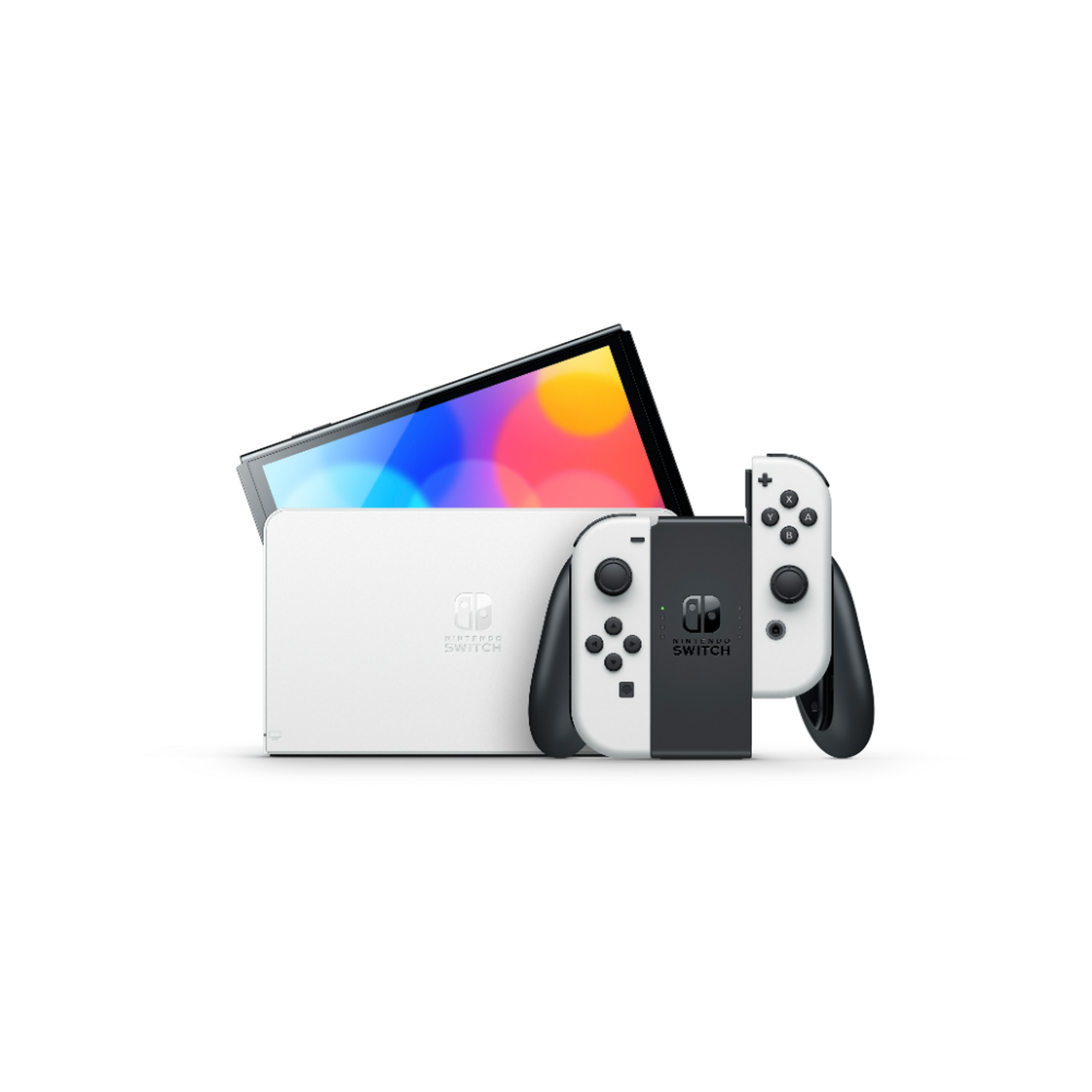 Nintendo - Switch Console Neon Red & Blue: OLED Model - Mario Kart 8 Deluxe Bundle (2024)