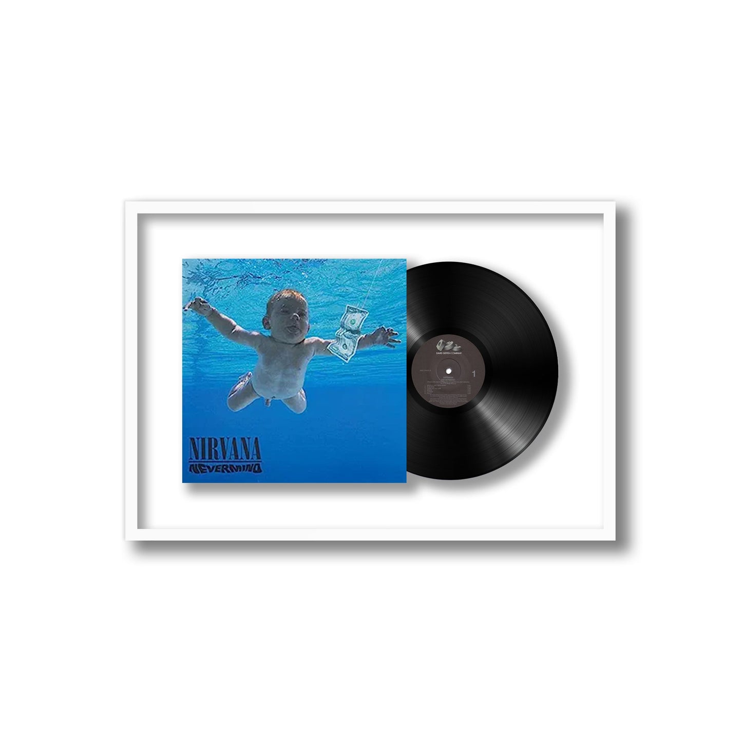 Nirvana Nevermind Framed Vinyl Record