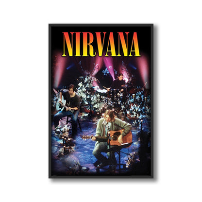 Nirvana MTV Unplugged Framed Poster