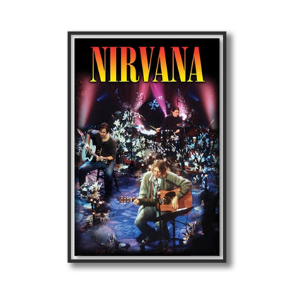Nirvana MTV Unplugged Framed Poster