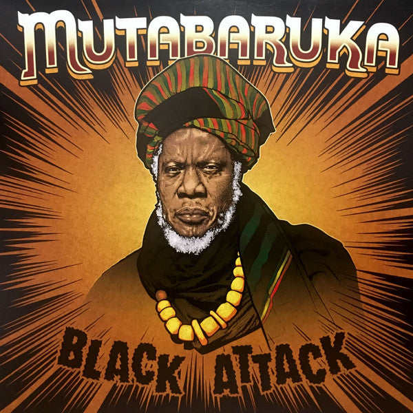 Mutabaruka - Black Attack (Uk) [LP] Vinyl Record Album Cover
