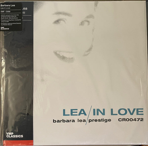 Barbara Lea - Lea In Love (Mono) [180 Gram] (Mono) (Hol) Vinyl Record Album Cover