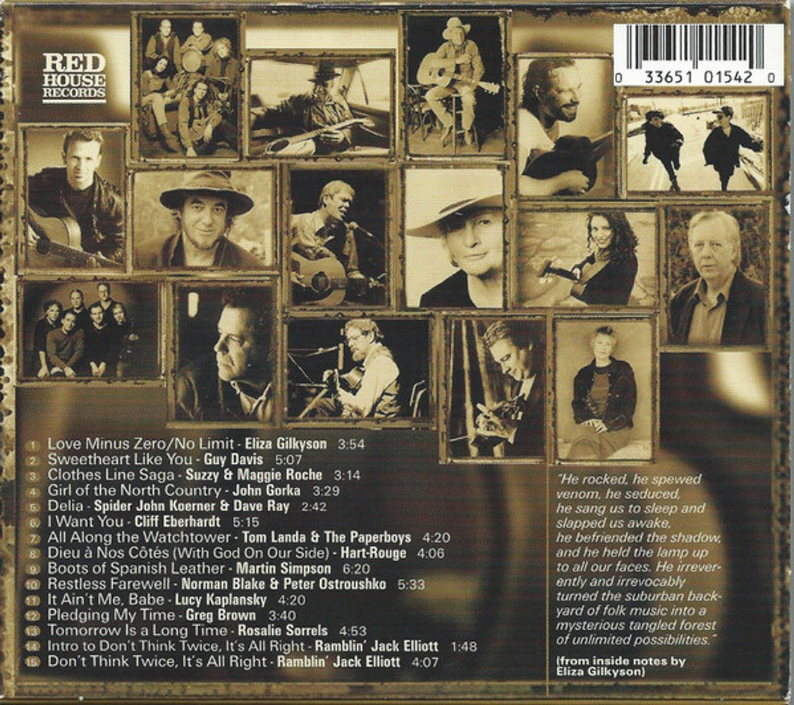A Nod To Bob: An Artists' Tribute To Bob Dylan On His 60th Birthday Music CD