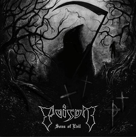 Poison (Italy) - Sons Of Evil (Blk) [Colored Vinyl] [Limited Edition] (Post) (Wht) (Ita) Vinyl Record Album Cover