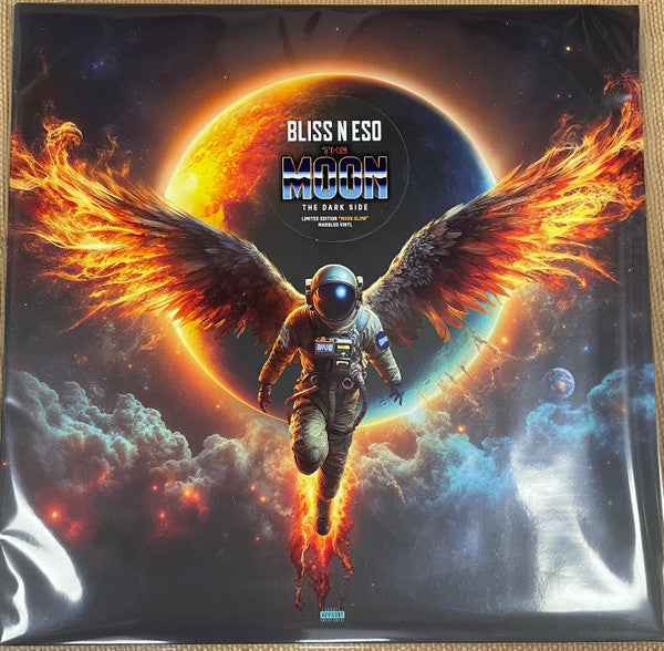 Bliss N Eso - Moon: The Dark Side - Marble Moon Glow Colored Vinyl [LP] Vinyl Record Album Cover