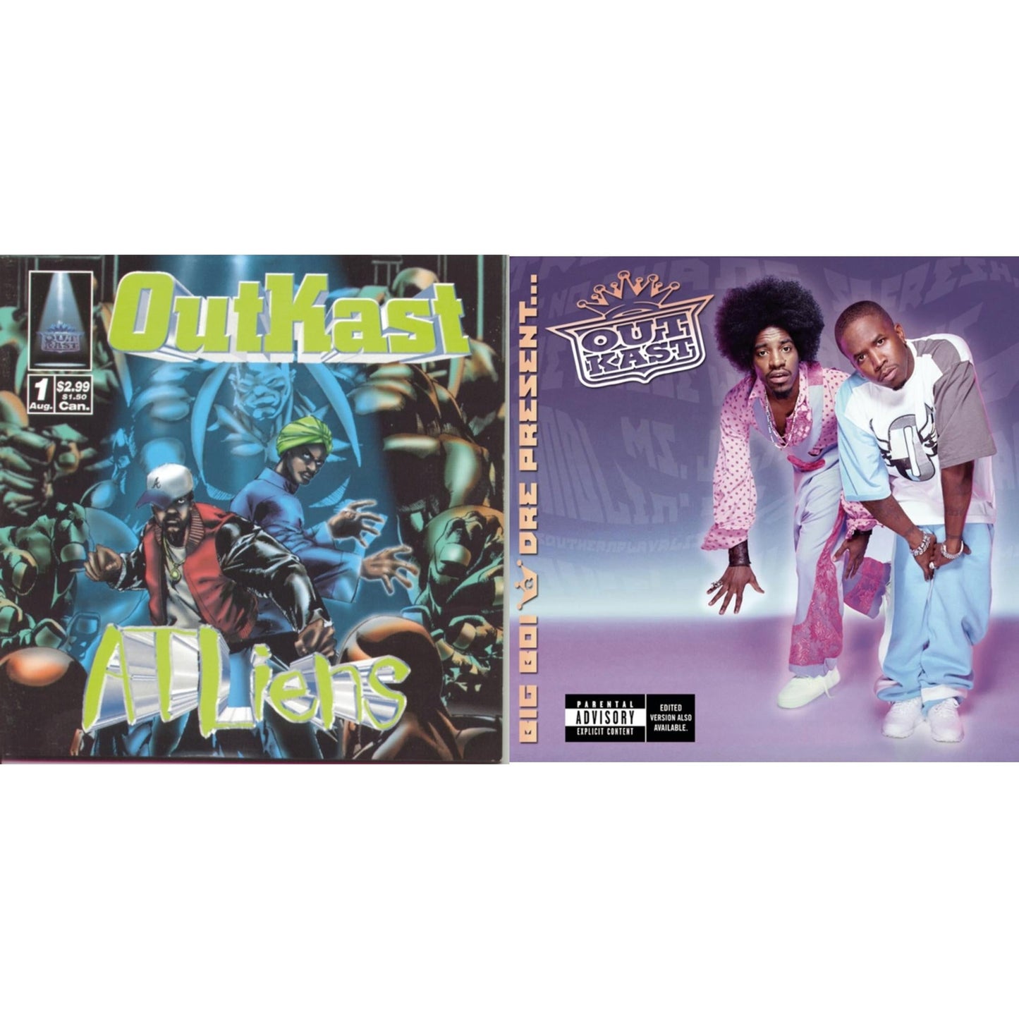 Outkast - Atliens & Big Boi & Dre Present Outkast (Explicit) - CD Bundle