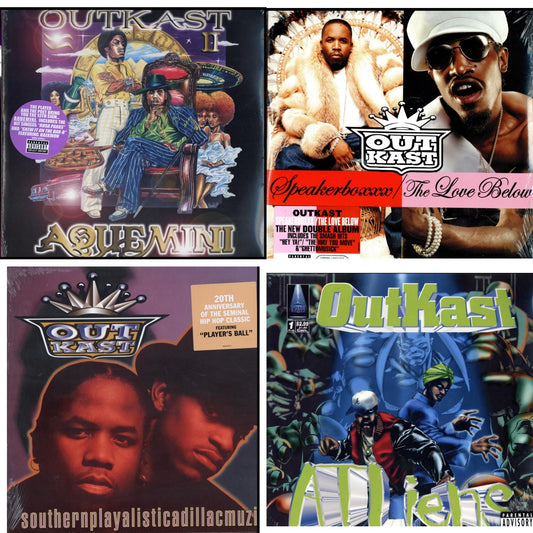 Outkast - Atliens & Aquemini & Speakerboxxx / Love Below & Southernplayalisticadillacmuzik - LP Vinyl Bundle