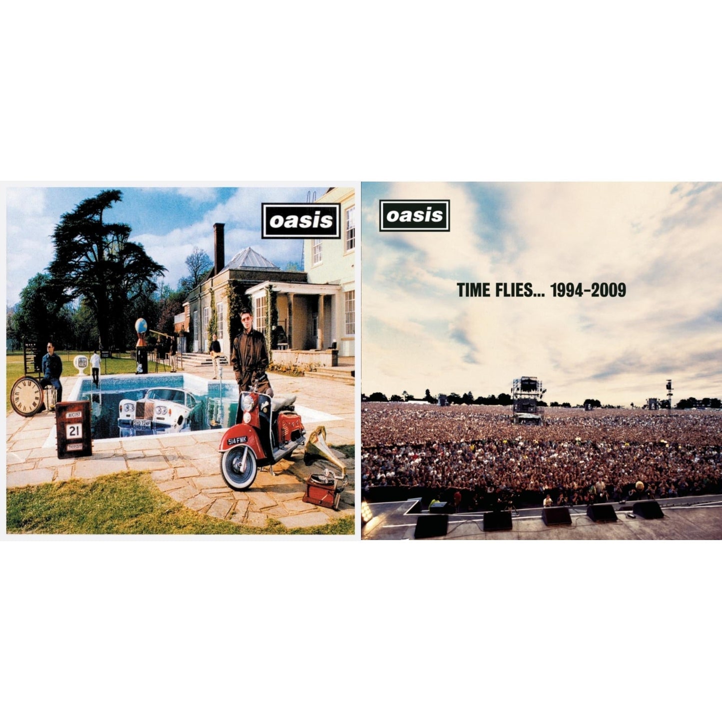 Oasis - Be Here Now & Time Flies 1994 - 2009 - CD Bundle
