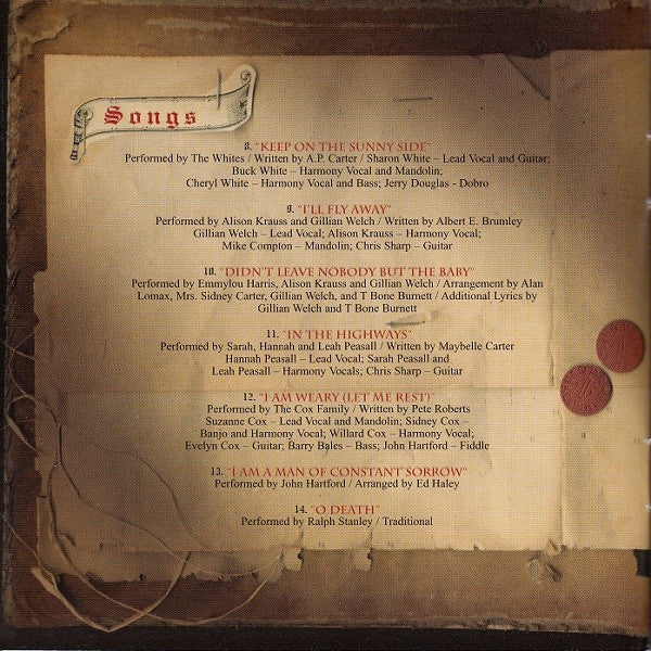 O Brother, Where Art Thou? (Soundtrack CD)