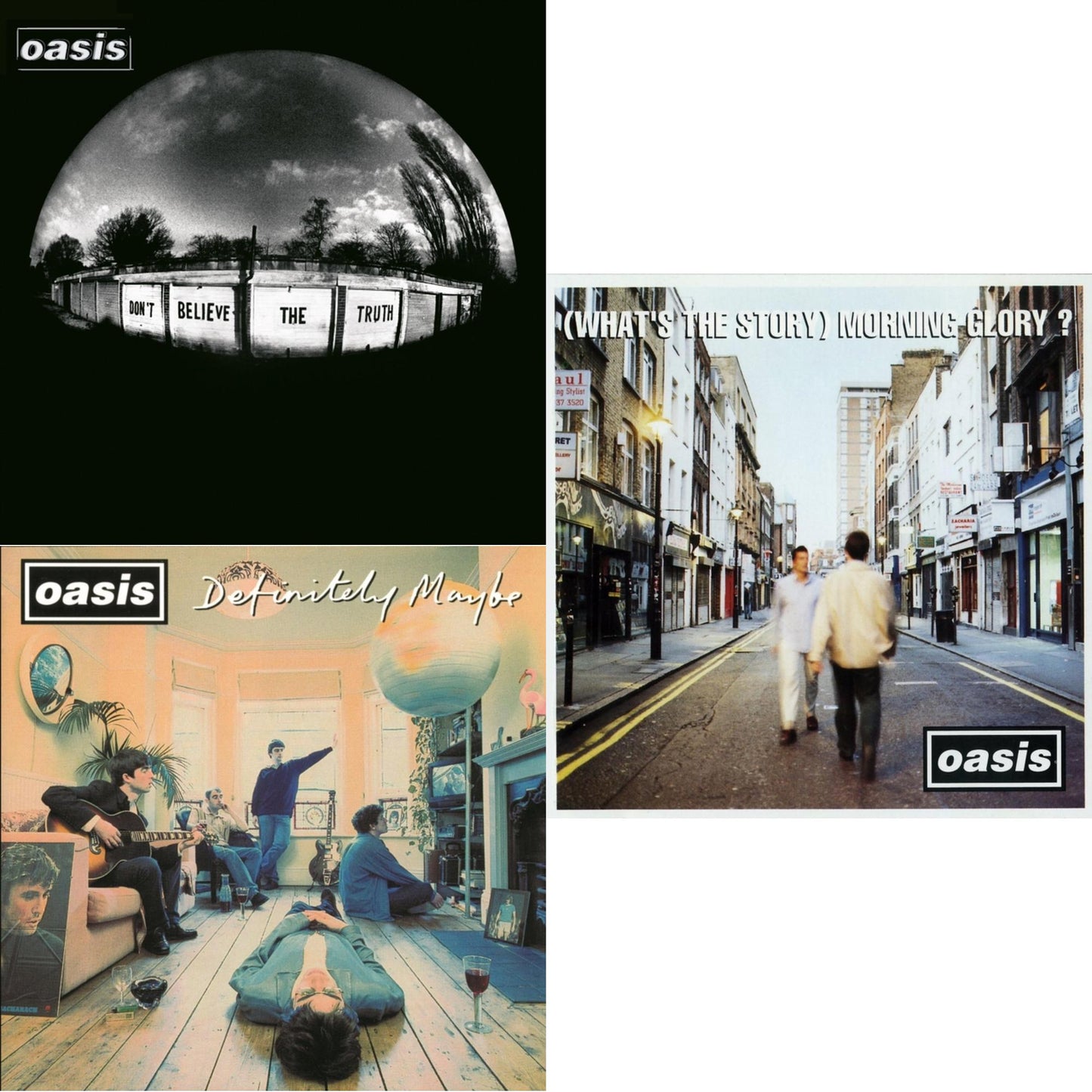 Oasis - Don't Believe The Truth (180G) & Definitely Maybe & (What’S The Story) Morning Glory? - LP Vinyl Bundle