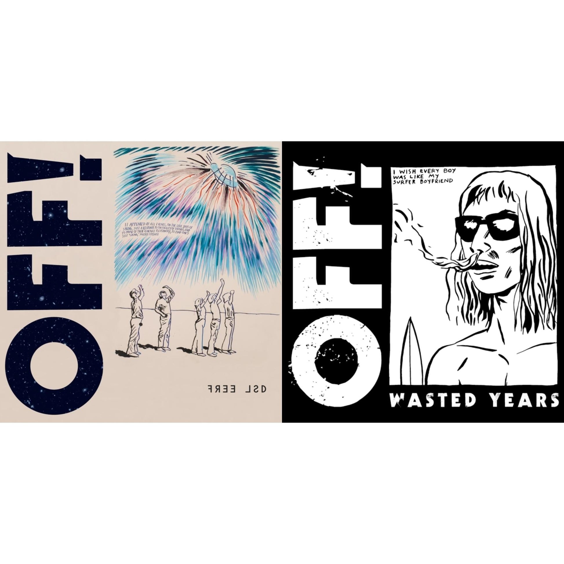 Off! - Wasted Years & Free Lsd - CD Bundle