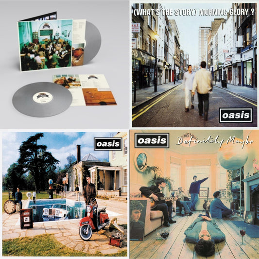 Oasis - Definitely Maybe & (What’S The Story) Morning Glory? & Be Here Now & Masterplan (Remastered Edition) (25Th Anniversary) (Silver Vinyl/2LP)