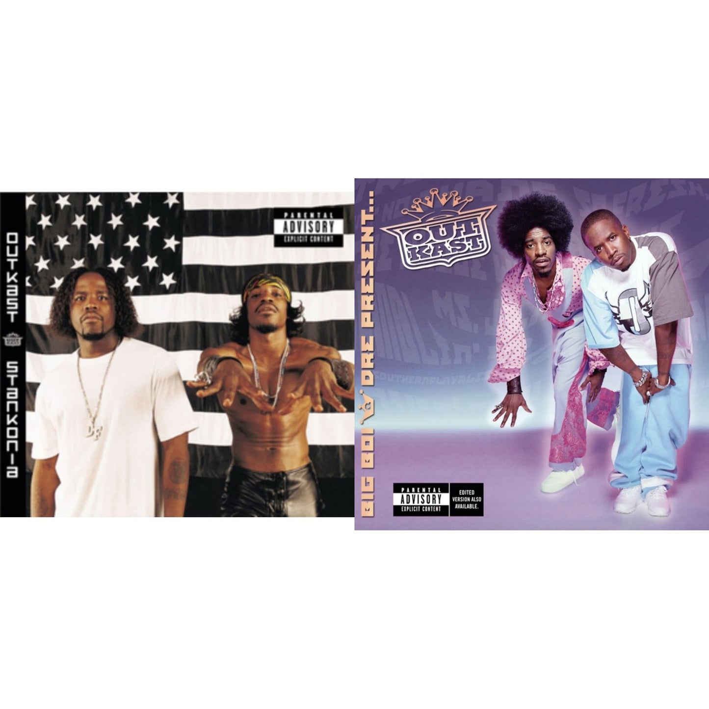 Outkast - Stankonia & Big Boi & Dre Present Outkast (Explicit) - CD Bundle