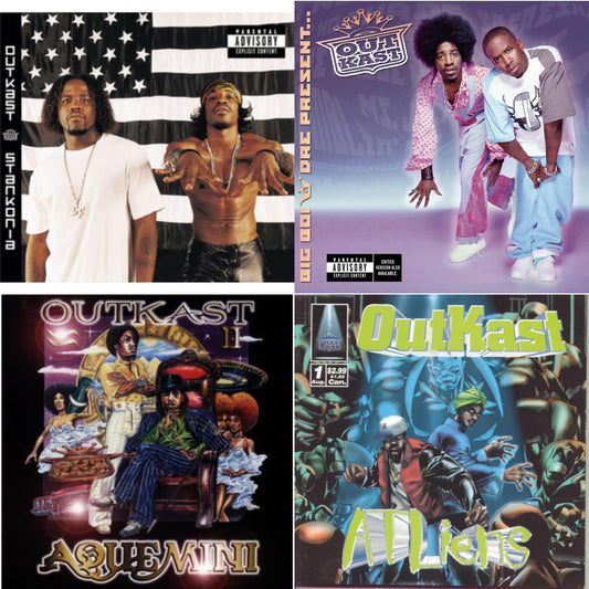 Outkast - Atliens & Aquemini & Stankonia & Big Boi & Dre Present Outkast (Explicit) - CD Bundle