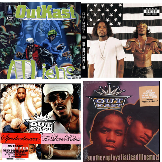 Outkast - Atliens & Stankonia & Speakerboxxx / Love Below & Southernplayalisticadillacmuzik - LP Vinyl Bundle