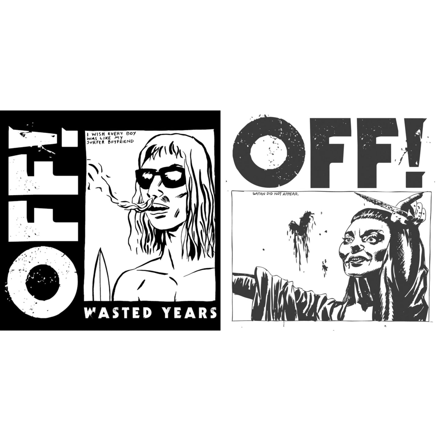 Off! - Off! & Wasted Years - LP Vinyl Bundle
