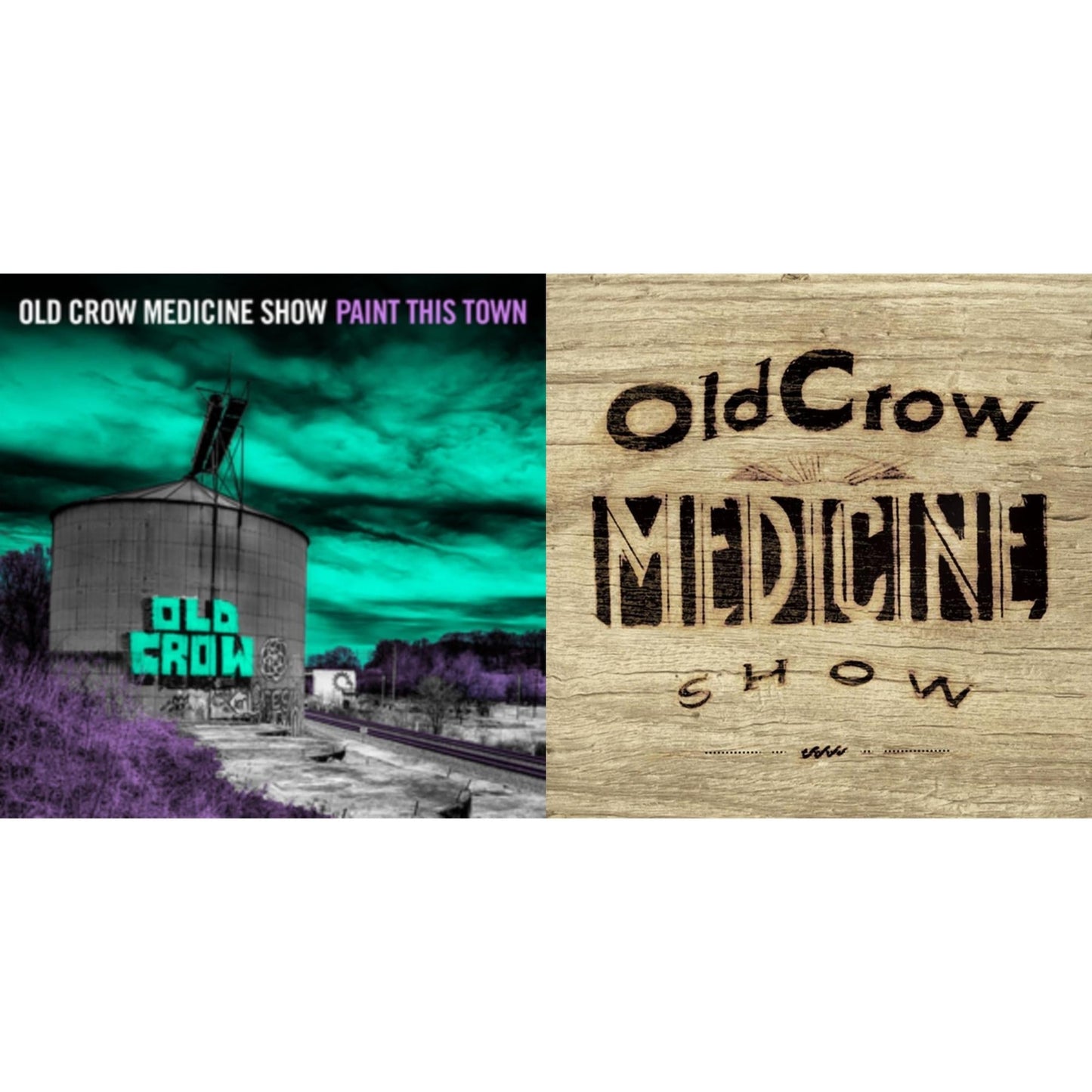 Old Crow Medicine Show - Paint This Town (Random Jacket Clear LP Vinyl) & Carry Me Back (Coke Bottle Clear LP Vinyl)