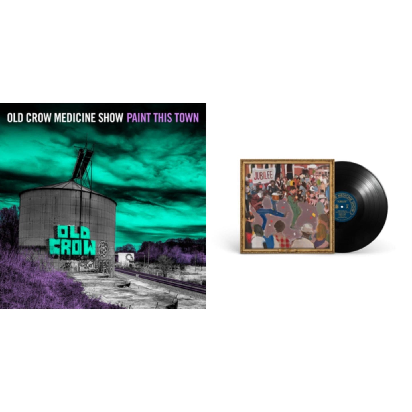 Old Crow Medicine Show - Paint This Town (Random Jacket Clear LP Vinyl) & Jubilee
