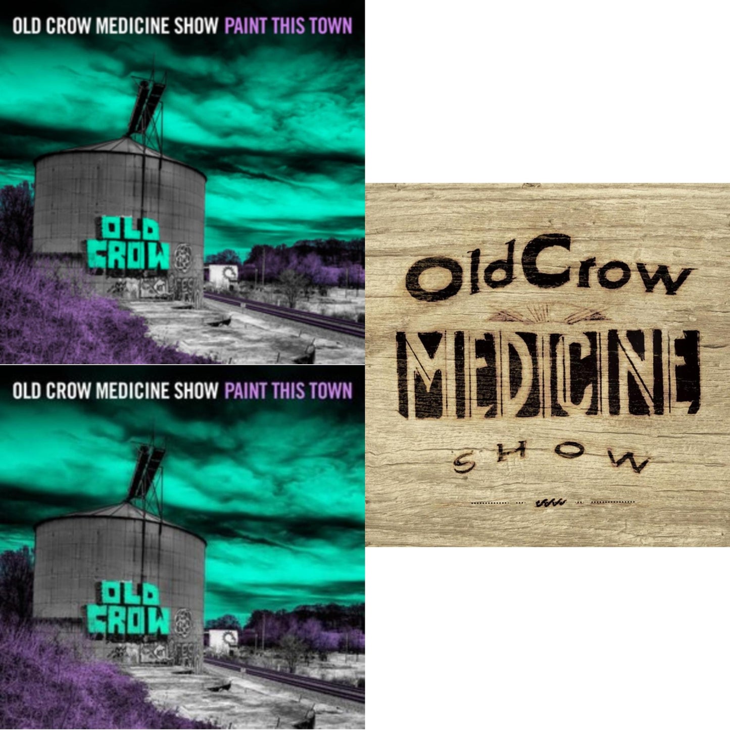 Old Crow Medicine Show - Paint This Town (Random Jacket Clear LP Vinyl) & Paint This Town & Carry Me Back (Coke Bottle Clear LP Vinyl)