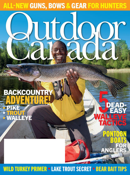 Outdoor Canada - Spring 2024: Top New Guns, Bows, Gear, Ammo & Optics For Hunters, Archery, Fly Fishing, 5 Easy Walleye Tactics, Pike, Trout, Pontoon Boats, Wild Turkey Primer, Bear Bait Tips & More!