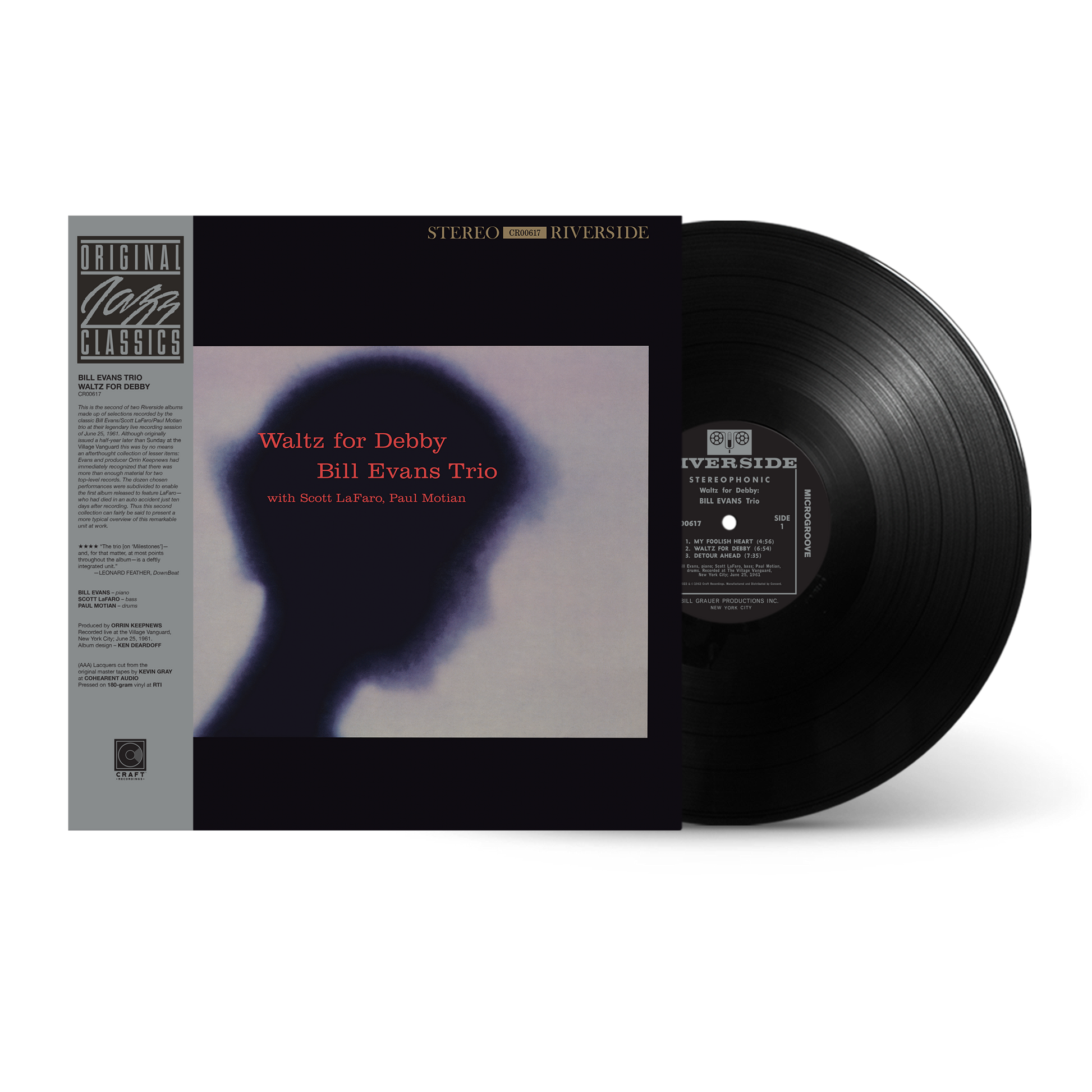 Waltz For Debby (Original Jazz Classics Series) (180g LP) Vinyl Record