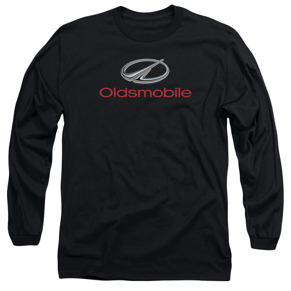 Oldsmobile Modern Logo Mens Long Sleeve Shirt Black