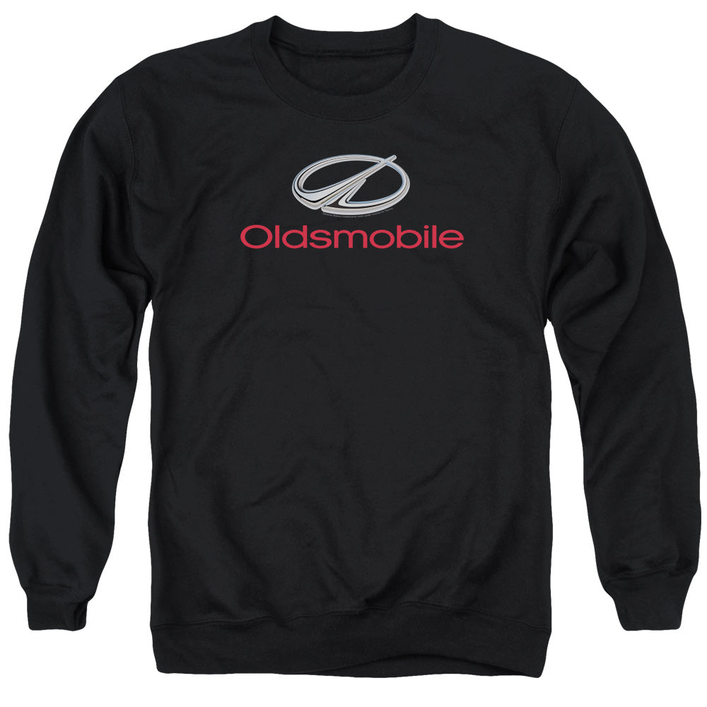 Oldsmobile Modern Logo Mens Crewneck Sweatshirt Black