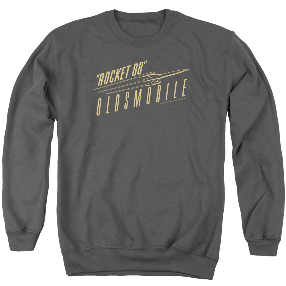 Oldsmobile Retro 88 Mens Crewneck Sweatshirt Charcoal