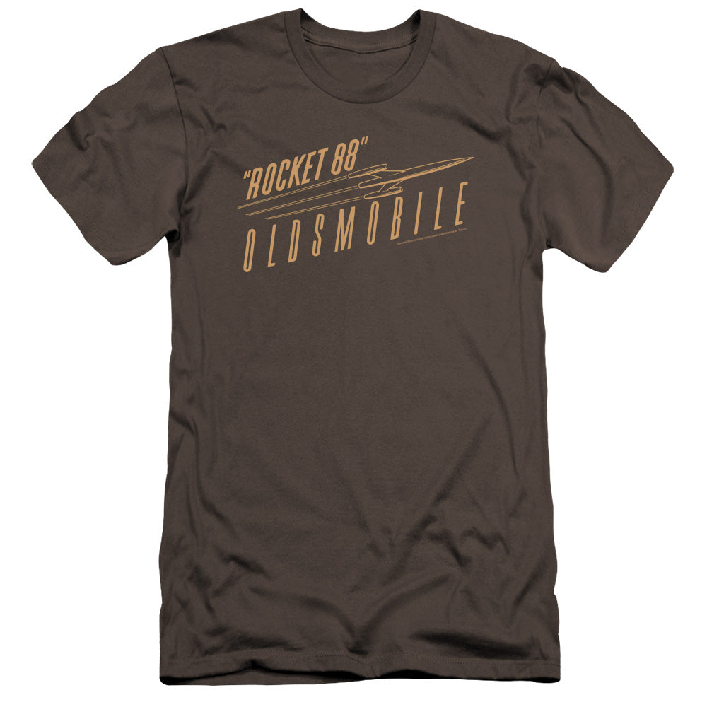 Oldsmobile Retro 88 Premium Bella Canvas Slim Fit Mens T Shirt Charcoal