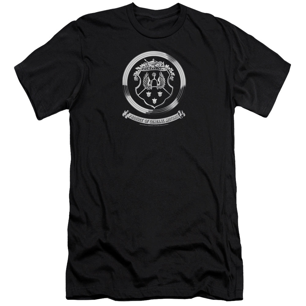 Oldsmobile 1930S Crest Emblem Premium Bella Canvas Slim Fit Mens T Shirt Black