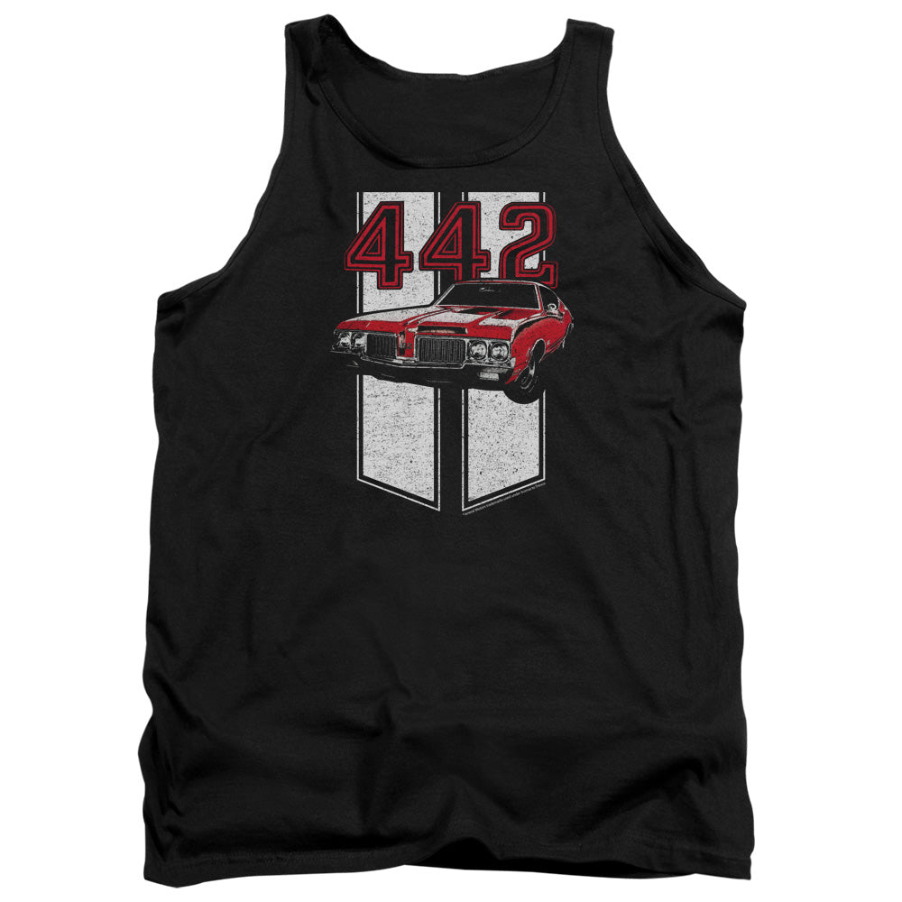 Oldsmobile 442 Mens Tank Top Shirt Black