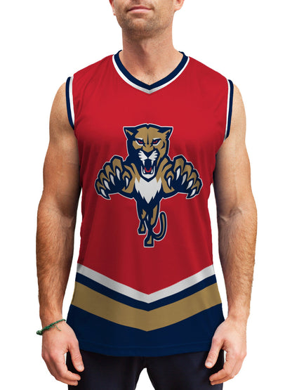 Florida Panthers "Leaping Cat" Alternate Hockey Tank*PREORDER*ETA 8/15*