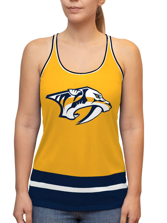 Nashville Predators Women's Racerback Hockey Tank