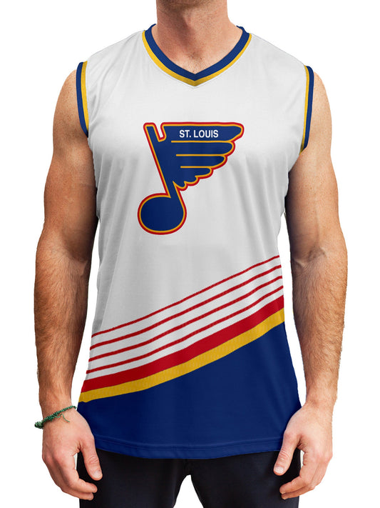 St. Louis Blues Retro White Alternate Hockey Tank