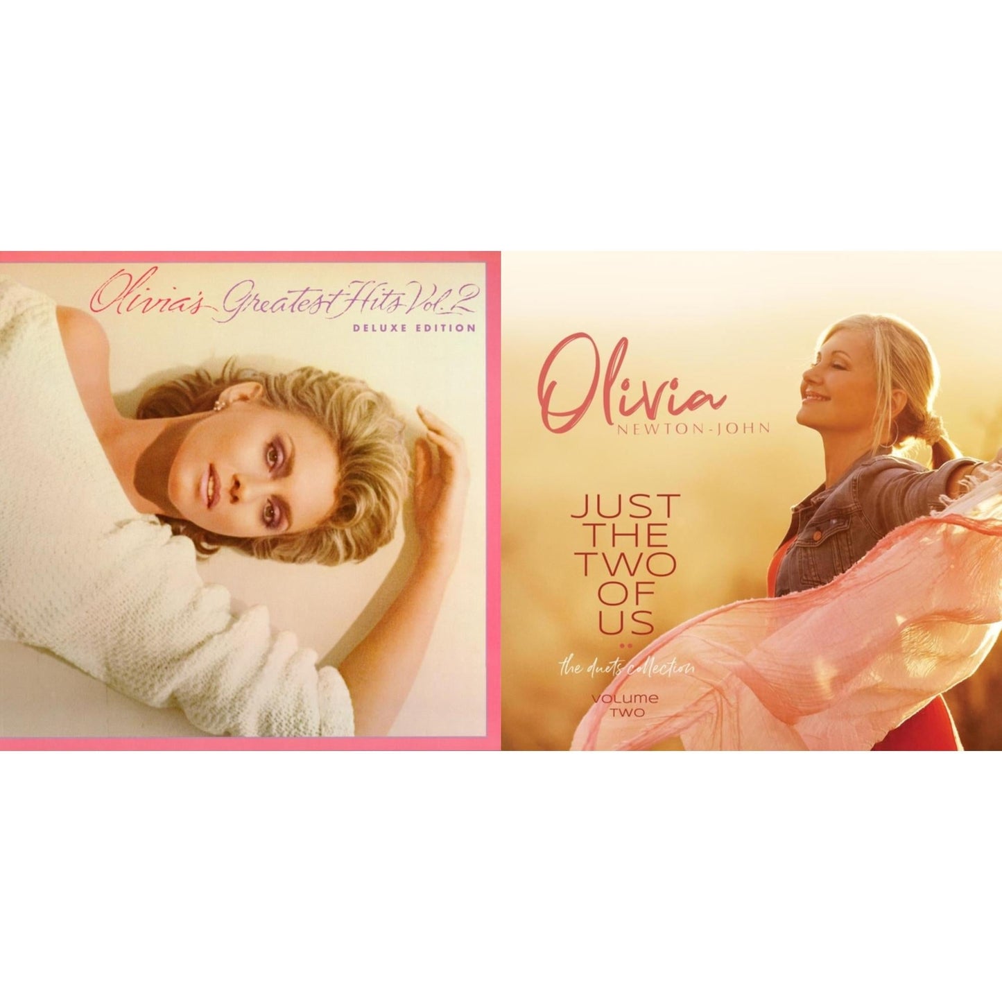 Olivia Newton-John - Olivia's Greatest Hits Vol. 2 (Deluxe Edition/2LP) & Just The Two Of Us: The Duets Collection (Volume 2)