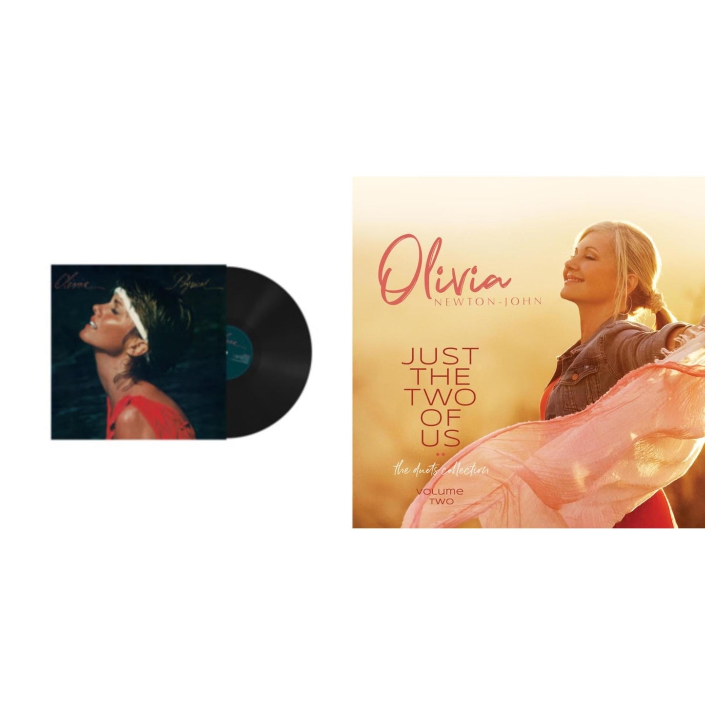 Olivia Newton-John - Physical (180G) & Just The Two Of Us: The Duets Collection (Volume 2) - LP Vinyl Bundle