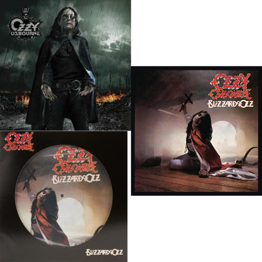 Ozzy Osbourne - Black Rain (2LP) & Blizzard Of Ozz (180G/30Th Anniversary Legacy Edition) & Blizzard Of Ozz (Picture Disc)