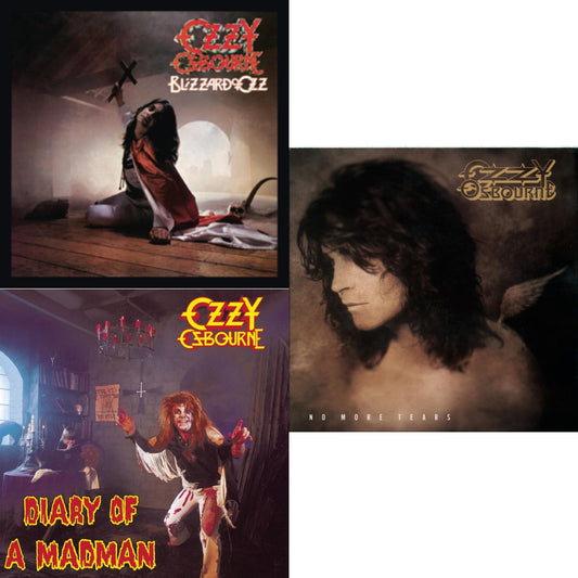 Ozzy Osbourne - Blizzard Of Ozz & No More Tears & Diary Of A Madman - CD Bundle