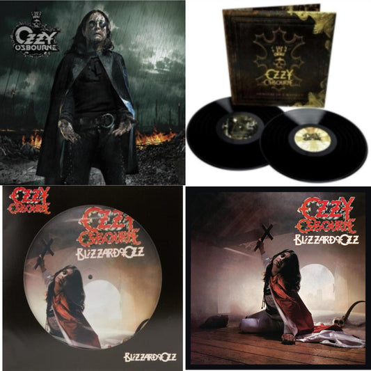 Ozzy Osbourne - Black Rain (2LP) & Blizzard Of Ozz (180G/30Th Anniversary Legacy Edition) & Blizzard Of Ozz (Picture Disc) & Memoirs Of A Madman (2LP/180G/Gatefold)