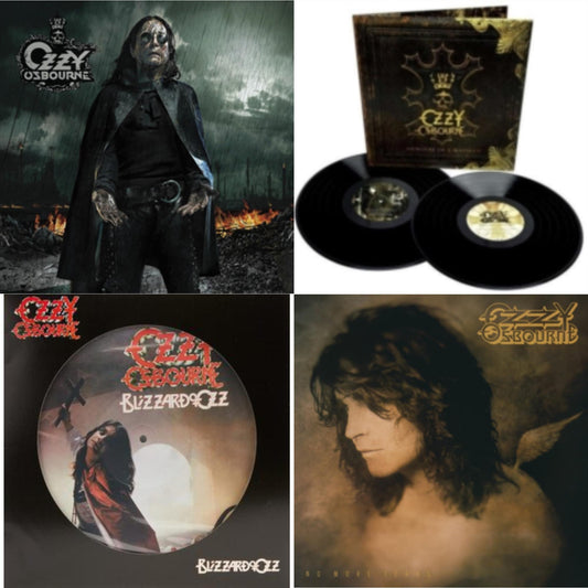 Ozzy Osbourne - No More Tears (2LP) & Black Rain (2LP) & Blizzard Of Ozz (Picture Disc) & Memoirs Of A Madman (2LP/180G/Gatefold)
