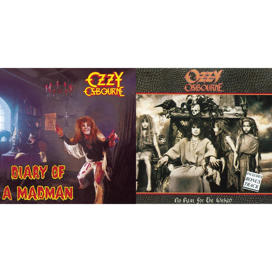 Ozzy Osbourne - No Rest For The Wicked & Diary Of A Madman - CD Bundle
