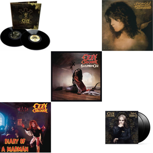 Ozzy Osbourne - No More Tears (2LP) & Patient Number 9 & Blizzard Of Ozz (180G/30Th Anniversary Legacy Edition) & Diary Of A Madman (180G) & Memoirs Of A Madman (2LP/180G/Gatefold)