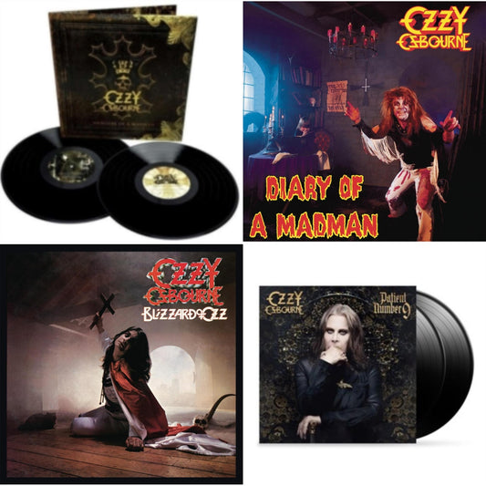 Ozzy Osbourne - Patient Number 9 & Blizzard Of Ozz (180G/30Th Anniversary Legacy Edition) & Diary Of A Madman (180G) & Memoirs Of A Madman (2LP/180G/Gatefold)
