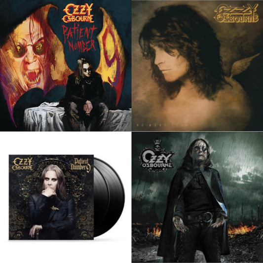 Ozzy Osbourne - No More Tears (2LP) & Patient Number 9 & Black Rain (2LP) & Patient #9 (2LP/Alternative Todd Mcarlane Cover/Comic Book